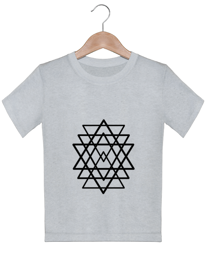 T-shirt garçon motif Tatouage géométrique Wolf Rider