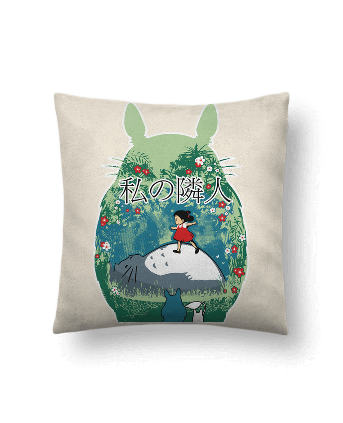 Cushion suede touch 45 x 45 cm My neighbor by Kempo24