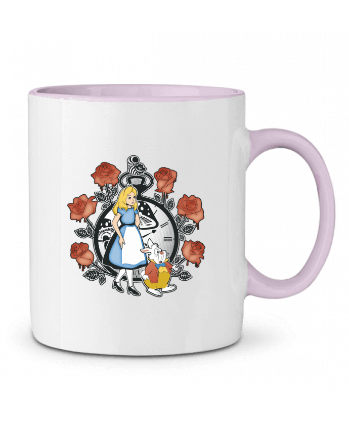 Two-tone Ceramic Mug Time for Wonderland Kempo24