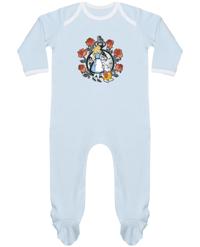 Baby Sleeper long sleeves Contrast Time for Wonderland by Kempo24