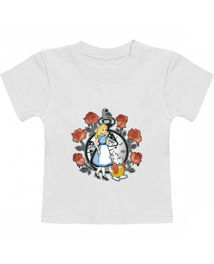T-Shirt Baby Short Sleeve Time for Wonderland manches courtes du designer Kempo24