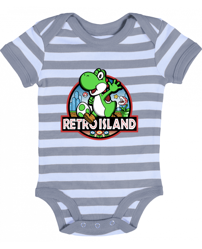 Baby Body striped Retro Park - Kempo24
