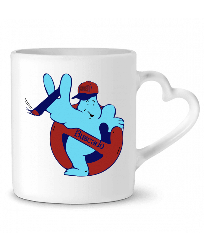 Mug coeur Buscado blue par David