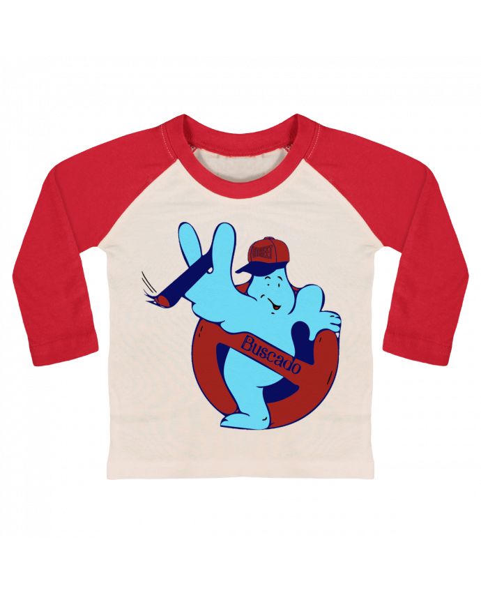 Tee-shirt Bébé Baseball ML Buscado blue par David