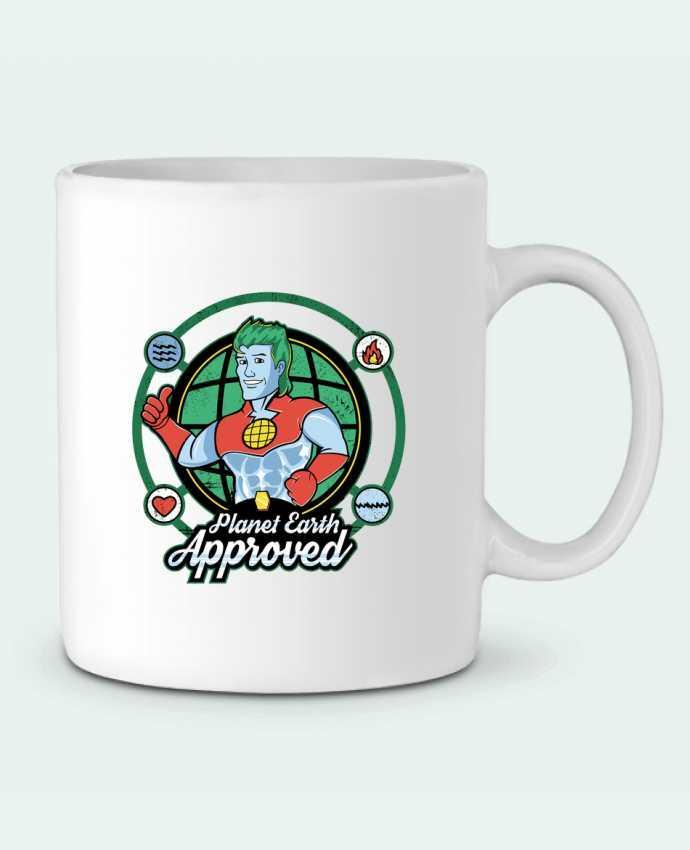 Ceramic Mug Planet Earth Approved by Kempo24