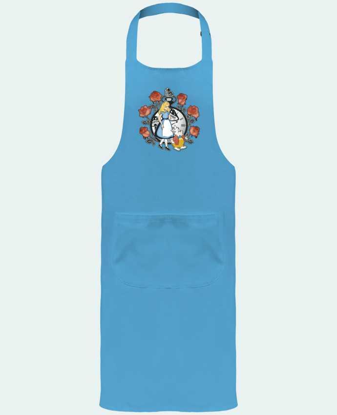 Garden or Sommelier Apron with Pocket Time for Wonderland by Kempo24