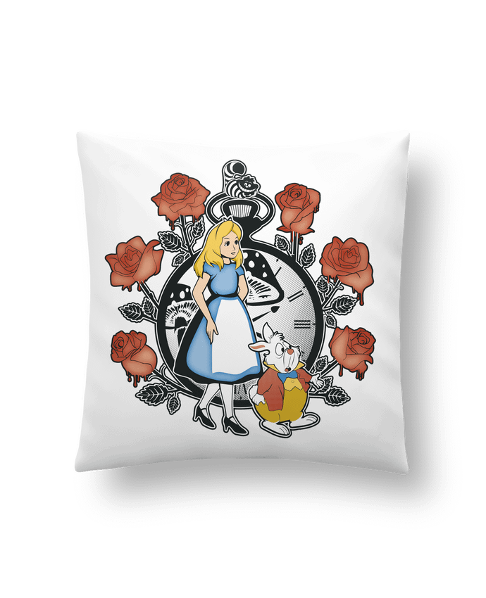 Coussin Time for Wonderland par Kempo24