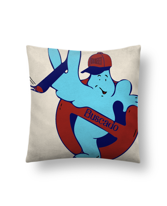 Coussin suédine Buscado blue par David