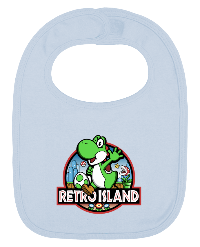 Bavoir bébé uni Retro Park par Kempo24