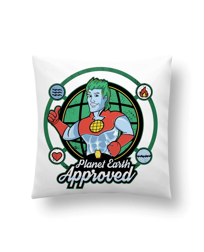 Coussin Planet Earth Approved par Kempo24