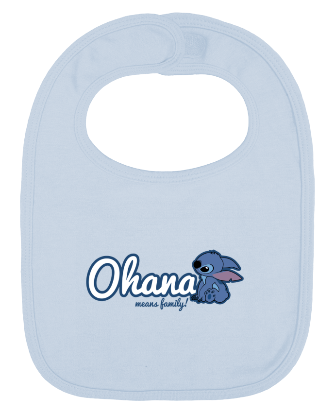 Bavoir bébé uni Ohana means family par Kempo24