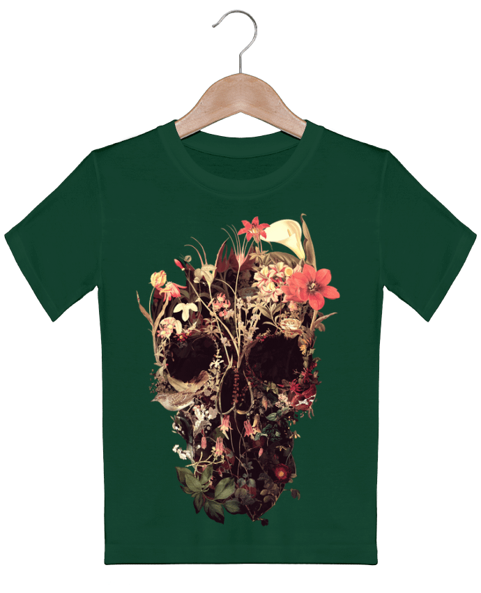 T-shirt garçon motif Bloom Skull ali_gulec