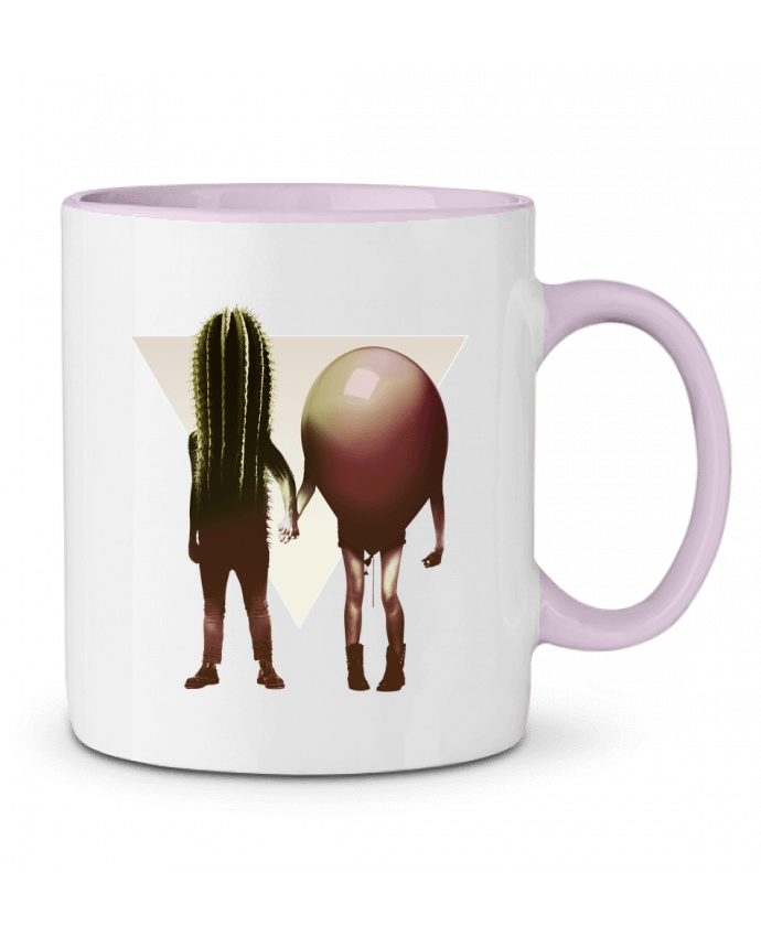 Two-tone Ceramic Mug Couple Hori ali_gulec