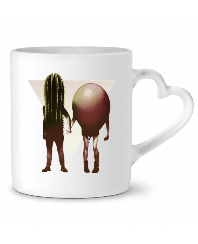 Taza Corazón Couple Hori por ali_gulec