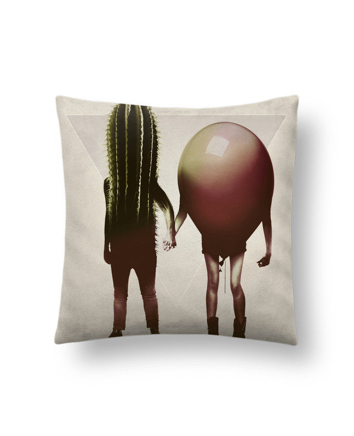 Cushion suede touch 45 x 45 cm Couple Hori by ali_gulec