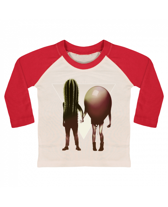 Tee-shirt Bébé Baseball ML Couple Hori par ali_gulec