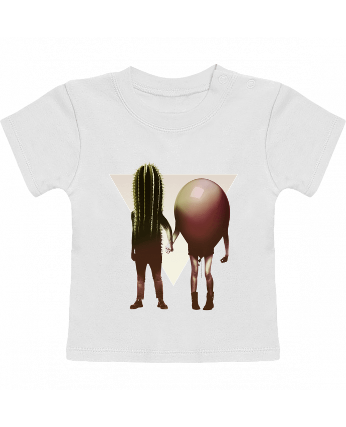 T-shirt bébé Couple Hori manches courtes du designer ali_gulec