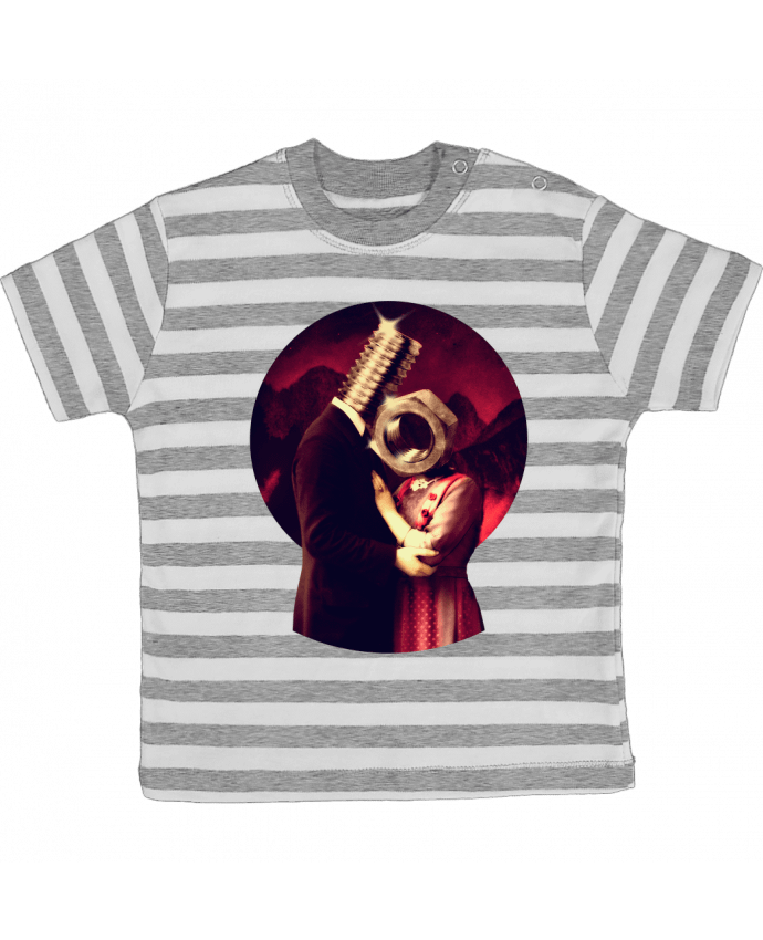 Camiseta Bebé a Rayas Screw Love por ali_gulec