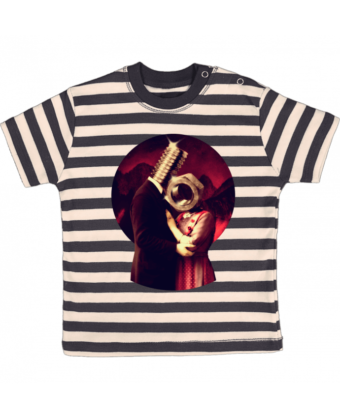 T-shirt baby with stripes Screw Love by ali_gulec