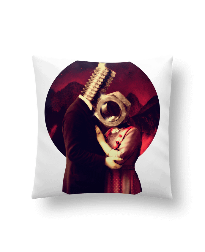 Cushion synthetic soft 45 x 45 cm Screw Love by ali_gulec