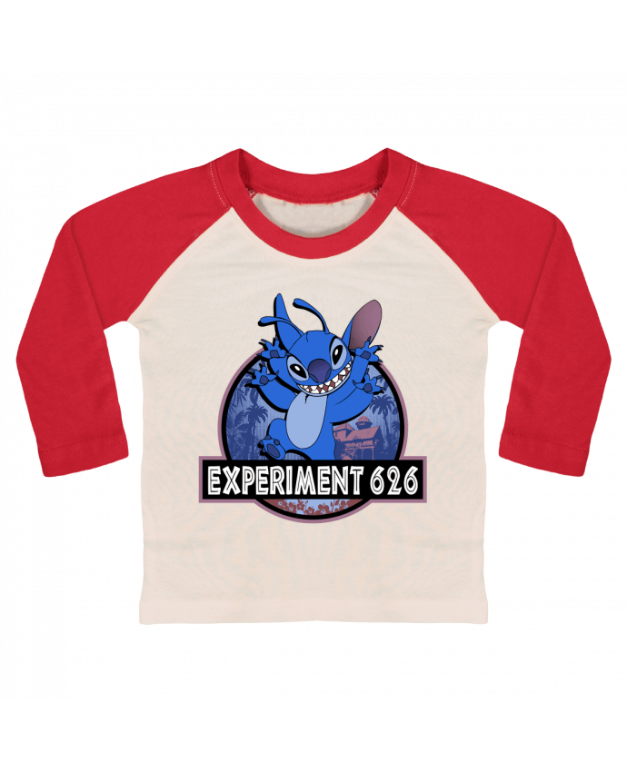 Camiseta Bebé Béisbol Manga Larga Experiment 626 por Kempo24