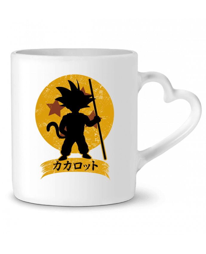 Mug coeur Kakarrot Crest par Kempo24