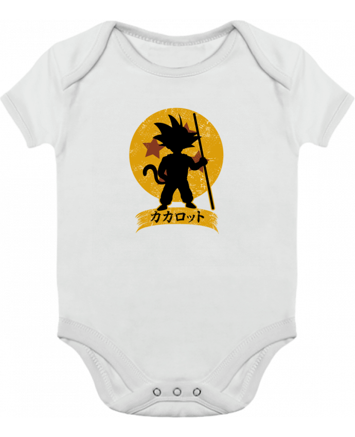 Body Bebé Contraste Kakarrot Crest por Kempo24