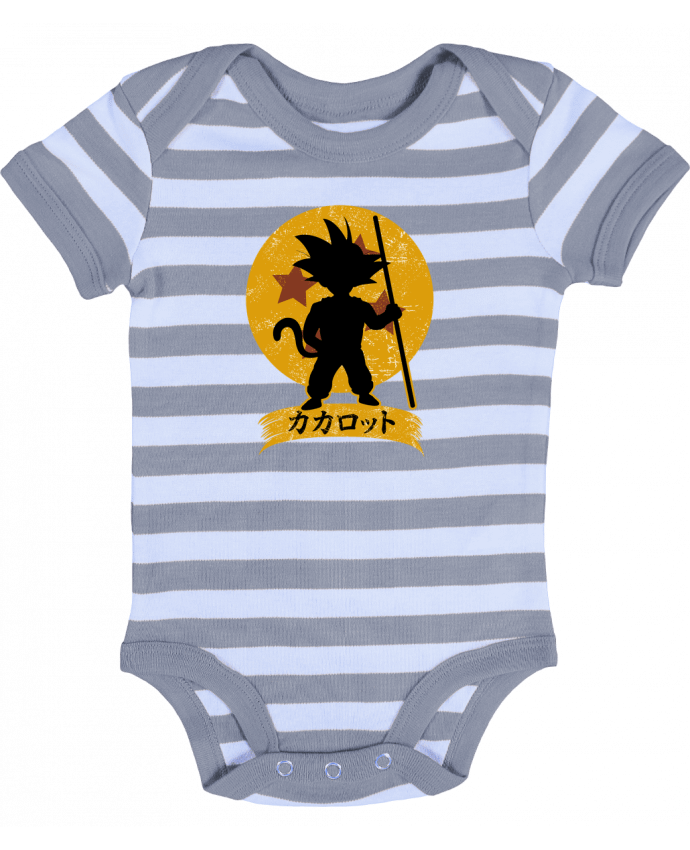 Baby Body striped Kakarrot Crest - Kempo24