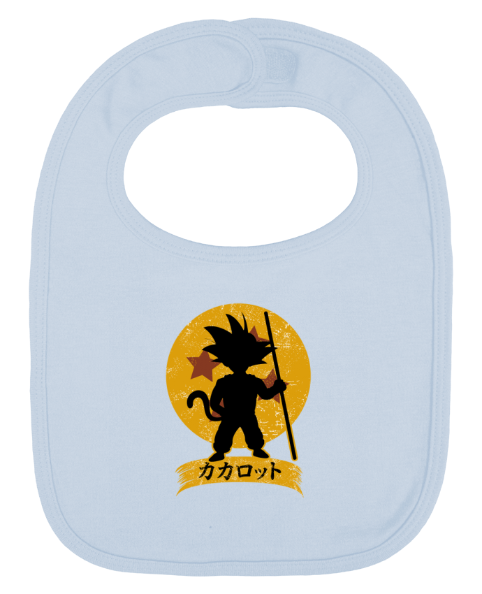 Babero Liso y Contrastado Kakarrot Crest por Kempo24