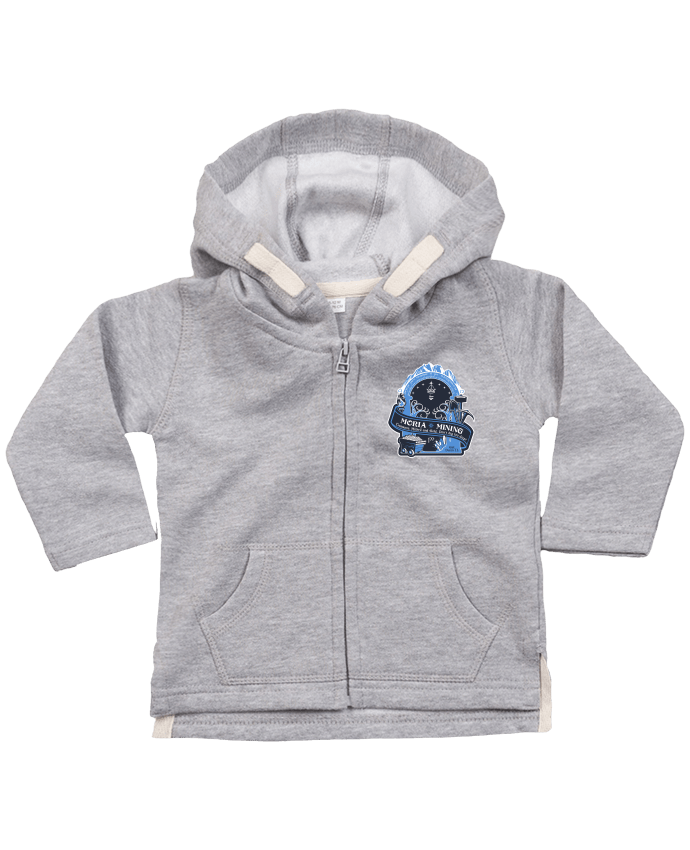 Hoddie with zip for baby Mines of Moria by Kempo24