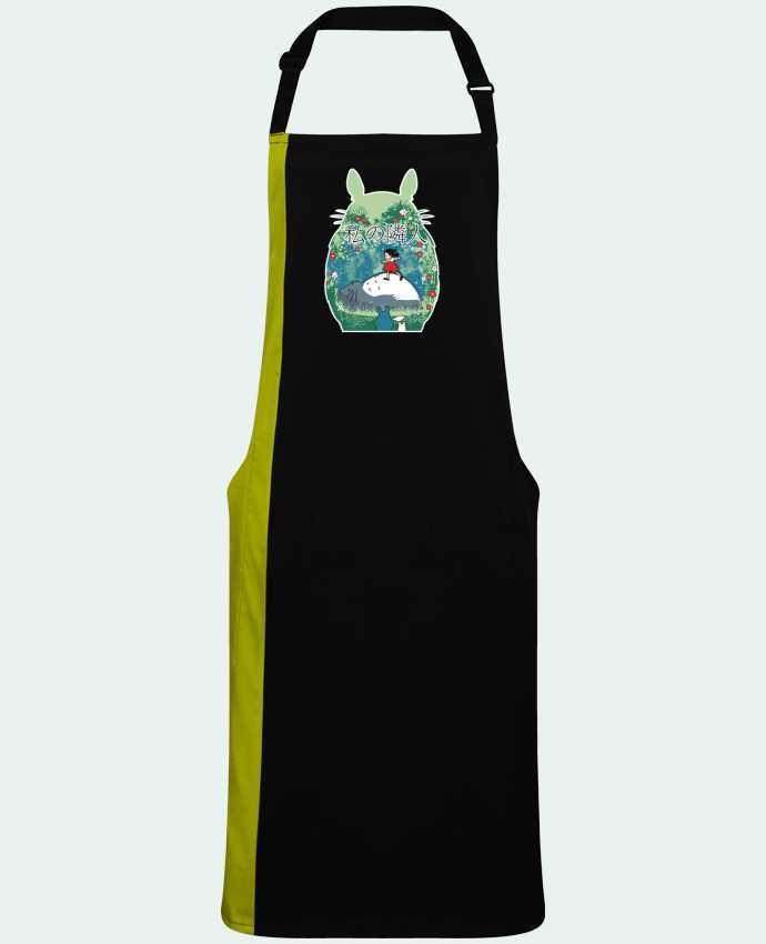 Two-tone long Apron My neighbor by  Kempo24