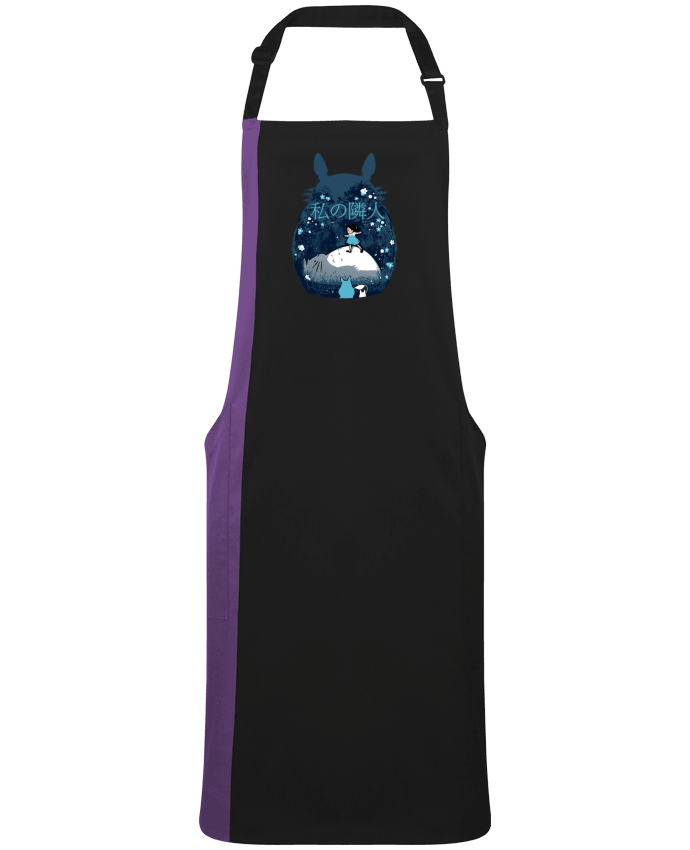 Two-tone long Apron My neighbour night by  Kempo24