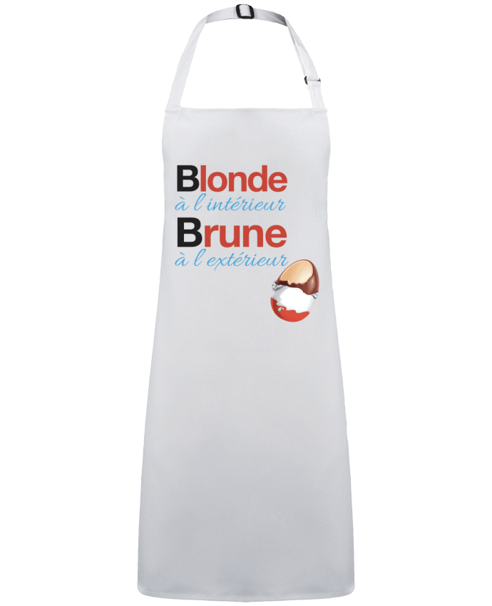 Tablier Blonde à l'intérieur / Brune à l'extérieur par  Monidentitevisuelle