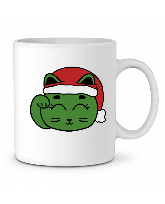 Mug  Chat porte bonheur de Noël par Joykowski