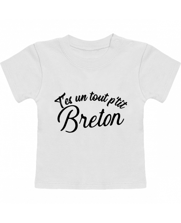 Camiseta Bebé Manga Corta P'tit breton cadeau manches courtes du designer Original t-shirt