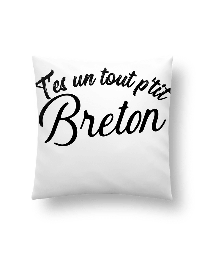 Cushion synthetic soft 45 x 45 cm P'tit breton cadeau by Original t-shirt