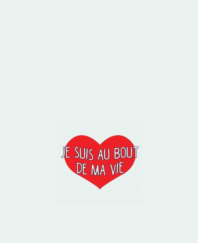 Tote Bag cotton Je suis au bout de ma vie by tunetoo