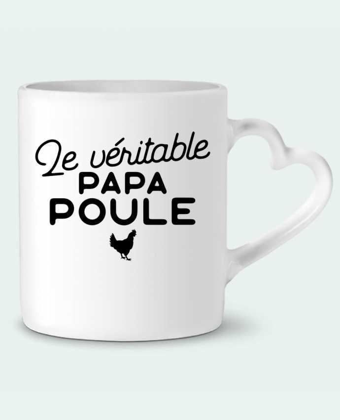Mug Heart Papa poule cadeau noël by Original t-shirt