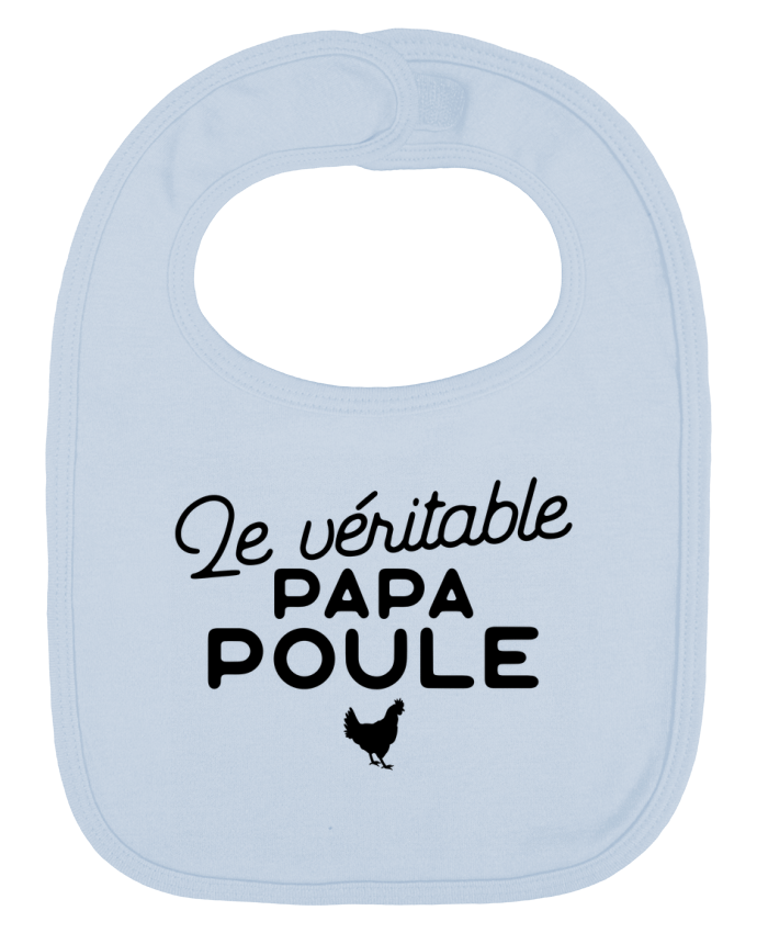 Bavoir bébé uni Papa poule cadeau noël par Original t-shirt