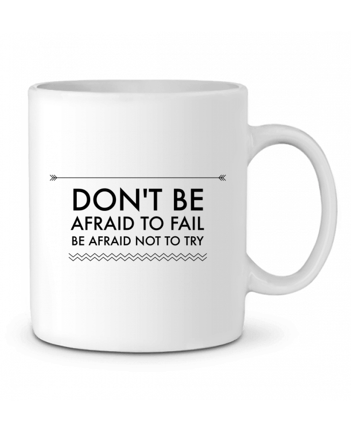 Mug  Don't be afraid to fail par Les Caprices de Filles