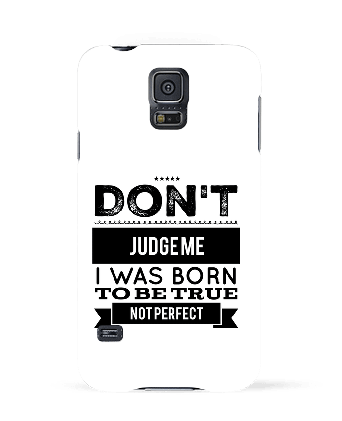 Coque Samsung Galaxy S5 Don't judge me par Les Caprices de Filles