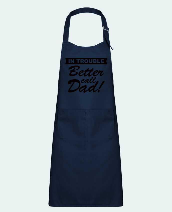 Kids chef pocket apron Better call dad by Freeyourshirt.com