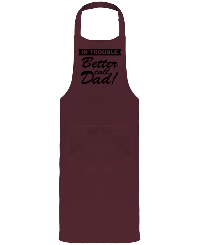 Tablier avec poches Better call dad par Freeyourshirt.com