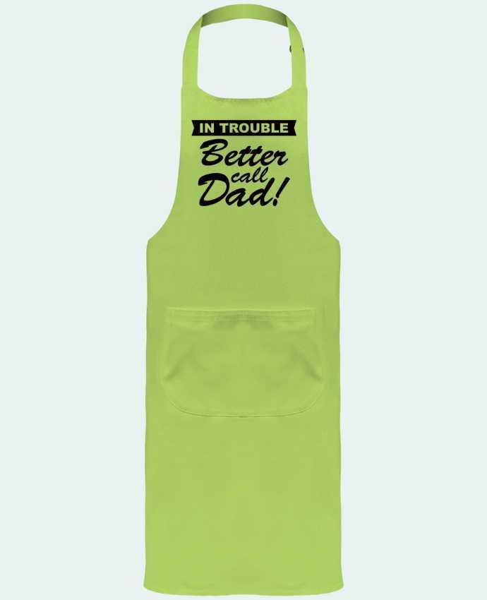 Garden or Sommelier Apron with Pocket Better call dad by Freeyourshirt.com