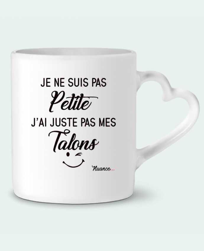 Taza Corazón Je ne suis pas petite, j'ai juste pas mes talons por tunetoo