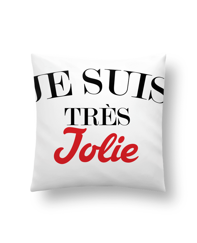 Cushion synthetic soft 45 x 45 cm Je suis très jolie by tunetoo