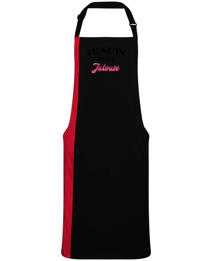 Tablier bicolore Je suis très jalouse par  tunetoo