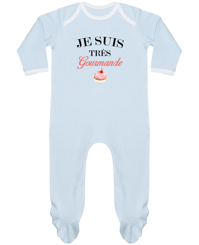Body Pyjama Bébé Je suis très gourmande par tunetoo