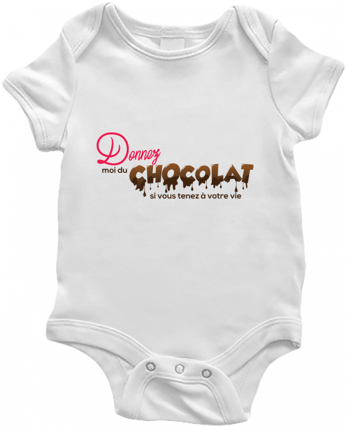 Body Bebé Donnez moi du chocolat !! por tunetoo