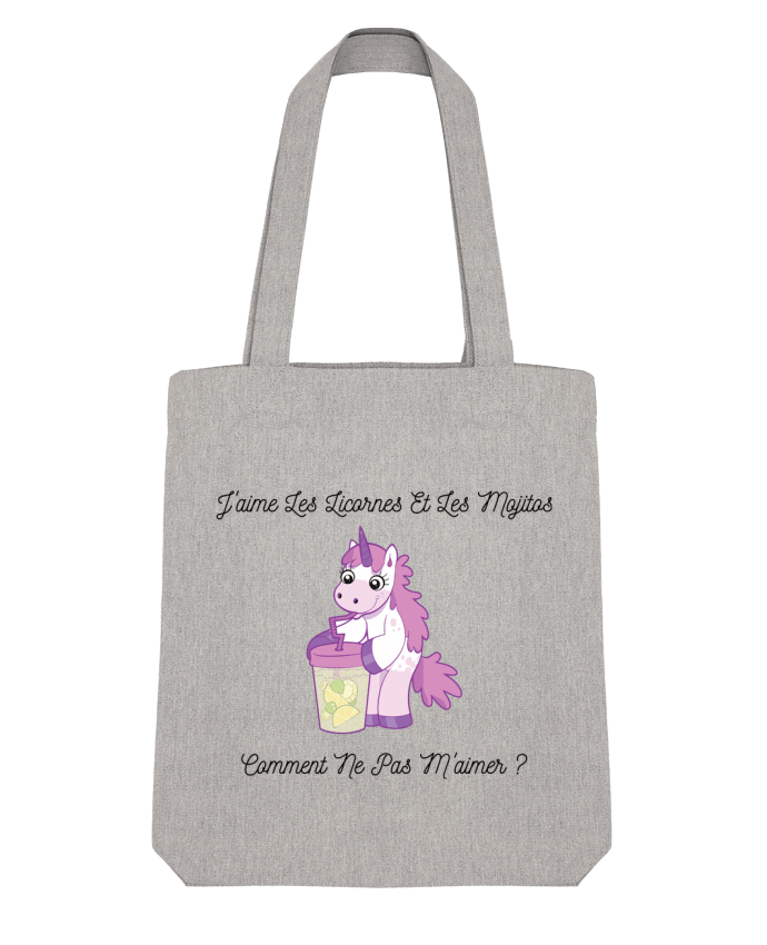 Tote Bag Stanley Stella J'aime les licornes et les mojitos. Comment ne pas m'aimer ? par tunetoo 